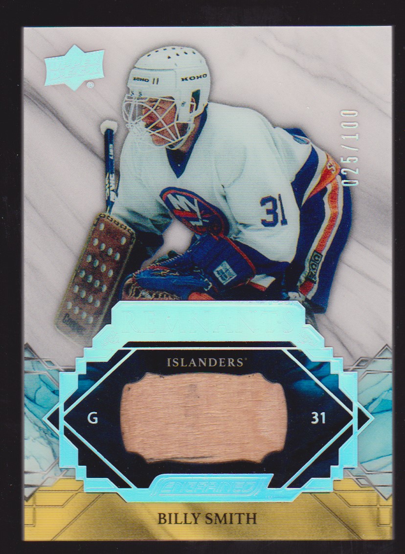 (image for) 2019-20 Upper Deck Engrained Remnants #RBI Billy Smith 25/100